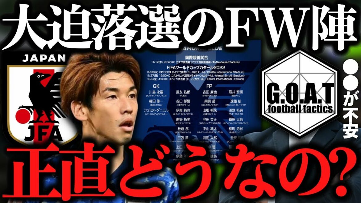 【Impossible?  ]About Osako's defeat and concerns about it | Qatar World Cup/SAMURAI BLUE/Japan National Soccer Team/Announcement of members[GOAT clipping]