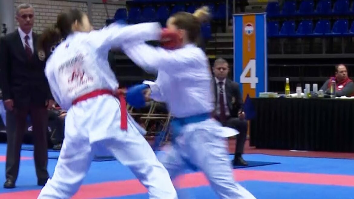 [Karate international match]Ayaka Tadano vs Serap Oczelik