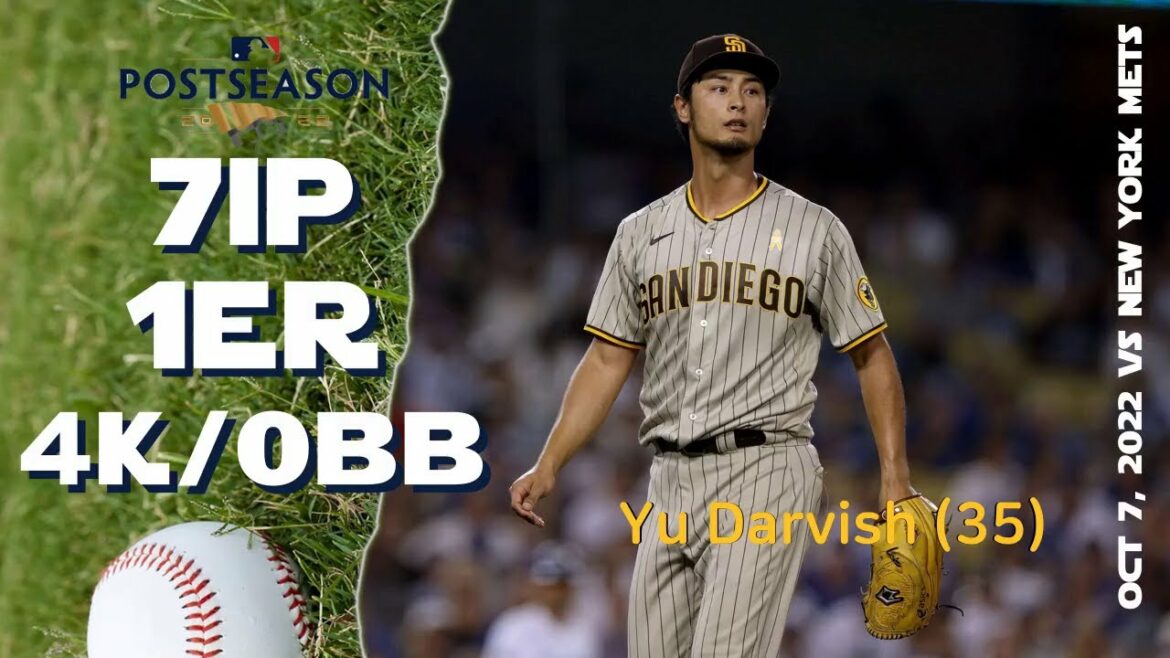 [WC] Yu Darvish Yu Darvish Yes | Oct 7, 2022 | MLB highlights