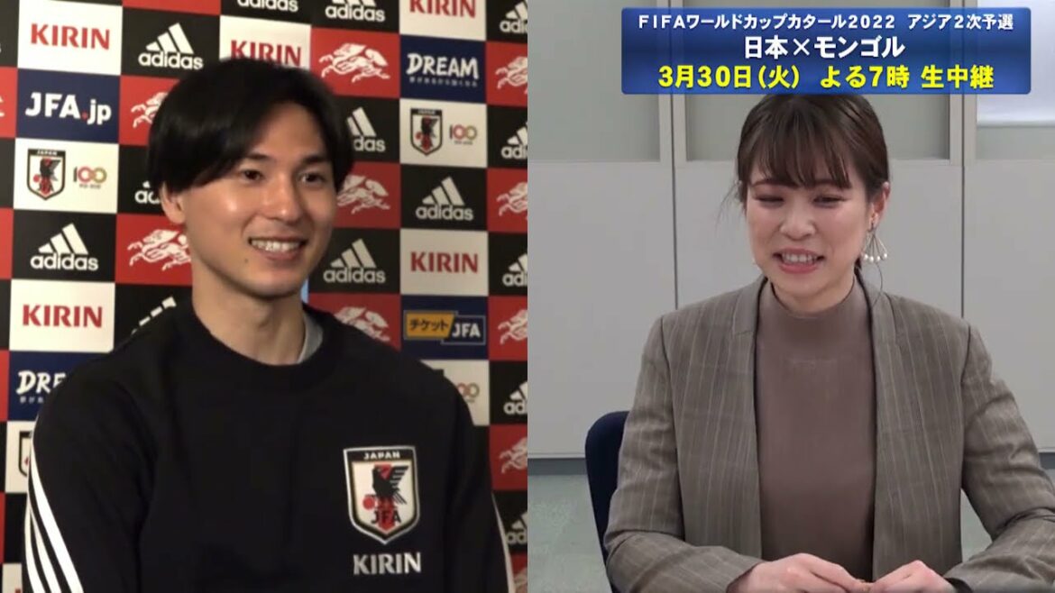 [Fuji TV Official]FIFA World Cup Qatar 2022 Asian Qualifiers Round 2 Japan x Mongolia Takumi Minamino special interview
