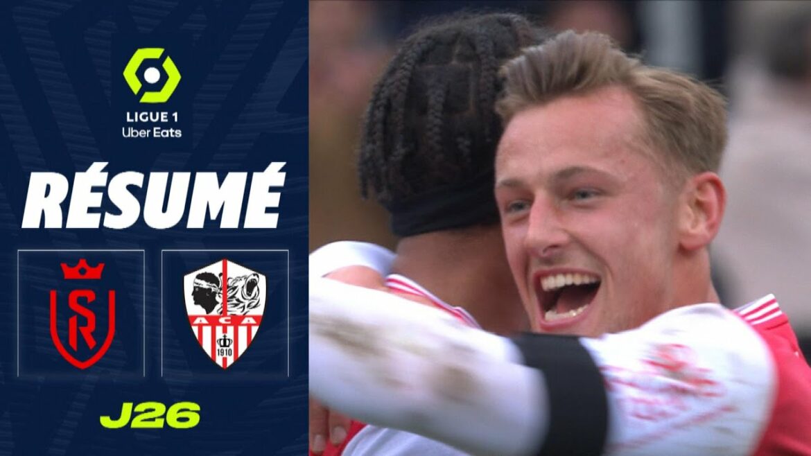 STADE DE REIMS - AC AJACCIO (1 - 0) - Summary - (SdR - ACA) / 2022-2023