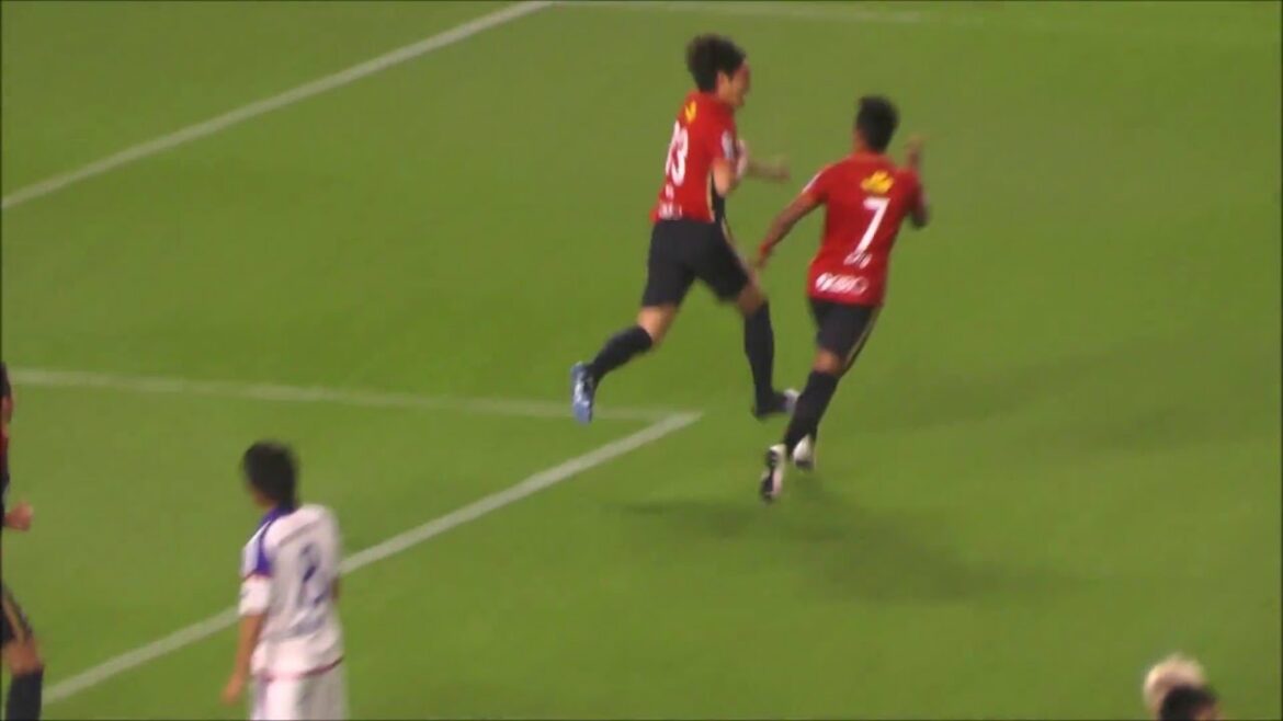 Mt. Shibasaki Beautiful trajectory free kick Kashima Antlers