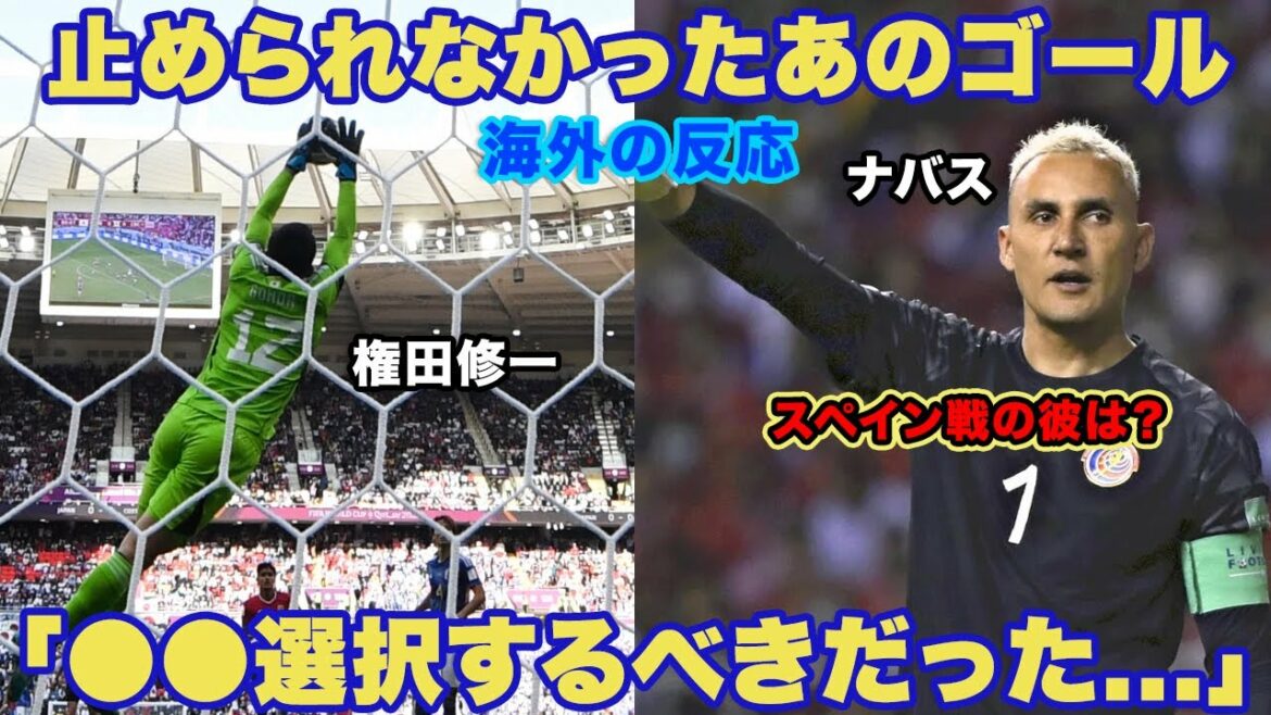 [Overseas reactions]The world was shocked by Shuichi Gonda's save mistake against Costa Rica!  "At that time, I should have chosen !"  ?[Soccer Japan National Team Samurai Blue]