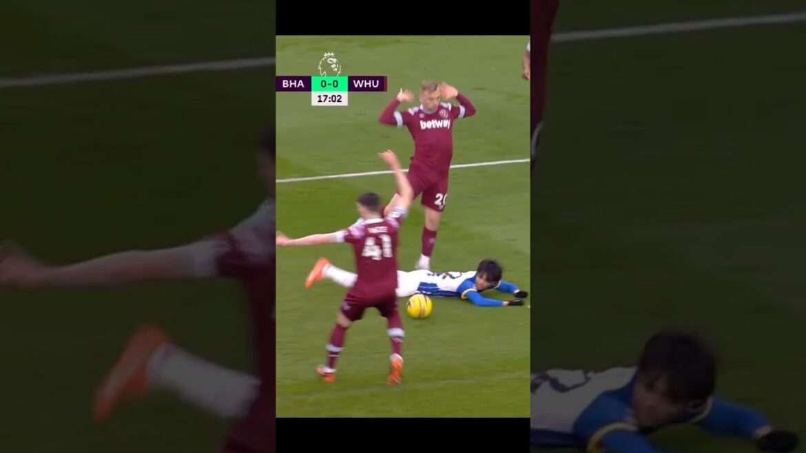 [Kaoru Mitoma]Brighton vs West Ham PK winning scene & goal scene #shorts