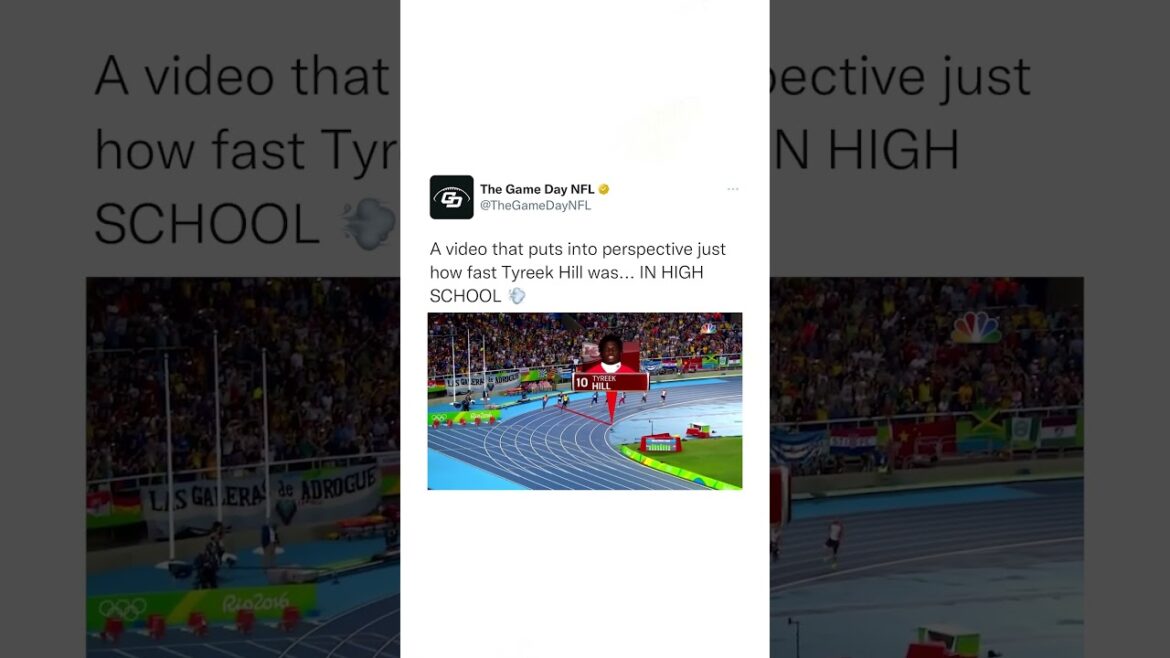 Tyreek Hill Running 200M | 2016 Olympics Tyreek Hill Running 200M | 2016 Olympics