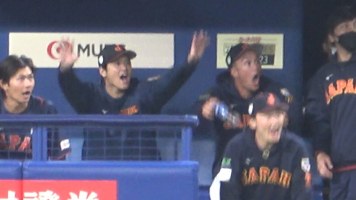 Here is the reaction of Shohei Otani & Nutvar at the moment Okamoto hit the winning home run (laughs) (2023/03/04) Here is the reaction of Shohei Otani & Nutvar at the moment Okamoto hit the winning home run (laughs) (2023/03/04)