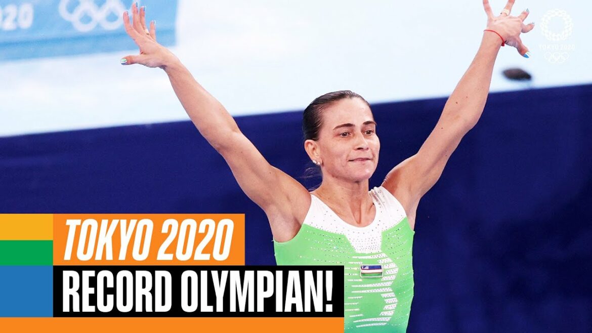 Oksana Chusovitina competing at EIGHT Olympics!