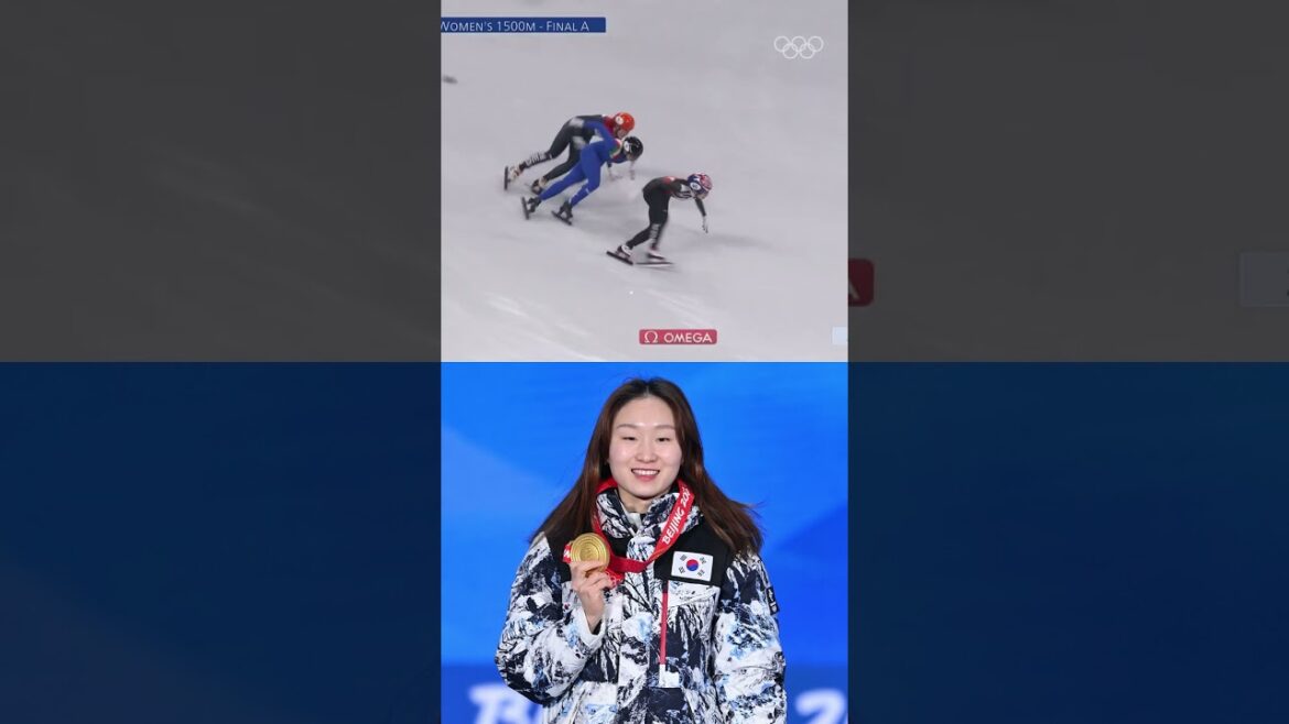 Choi Min-jeong, with a total of 5 Olympic medals around her neck⛸ #International Women's Day #IWD2023