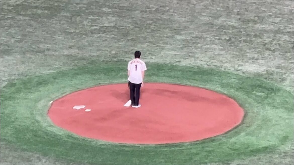 Japan National Soccer Team Coach Moriyasu Hajime WBC Japan vs China opening pitch 2023/3/9