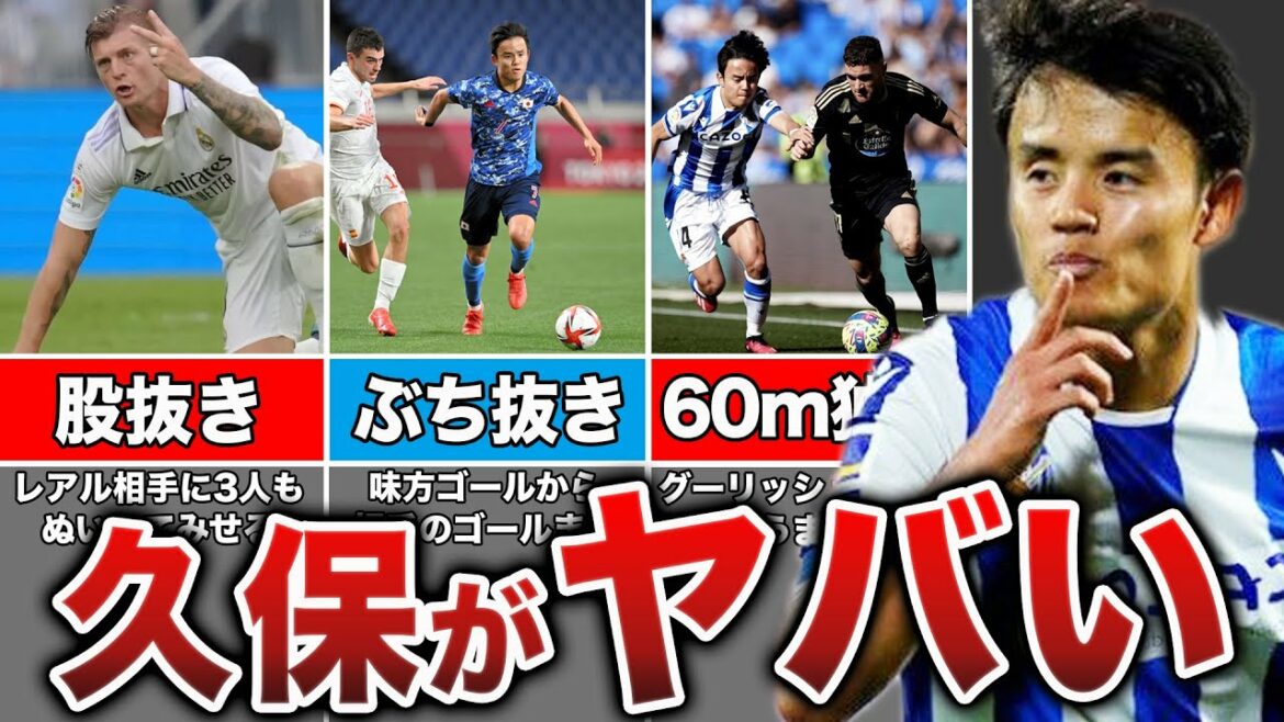 [Who can stop it? w]15 Kubo dribbles that shook the world