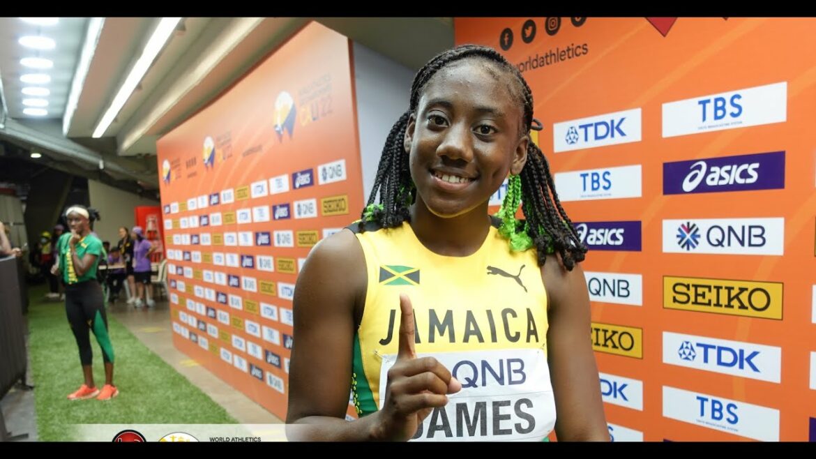 Alexis James dashes to 11.24 at Carifta Games Trials