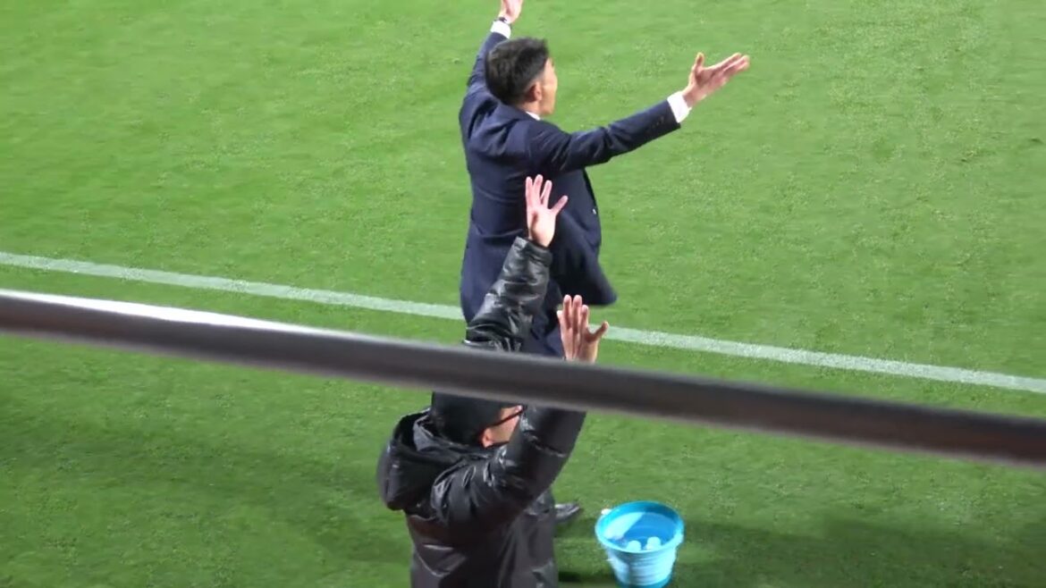 [Levain Cup 2023]J2 Shimizu defeats J1 Kawasaki!! Shuichi Gonda, who gives instructions from the pitch side at the end of the match, seems to be the manager Local footage