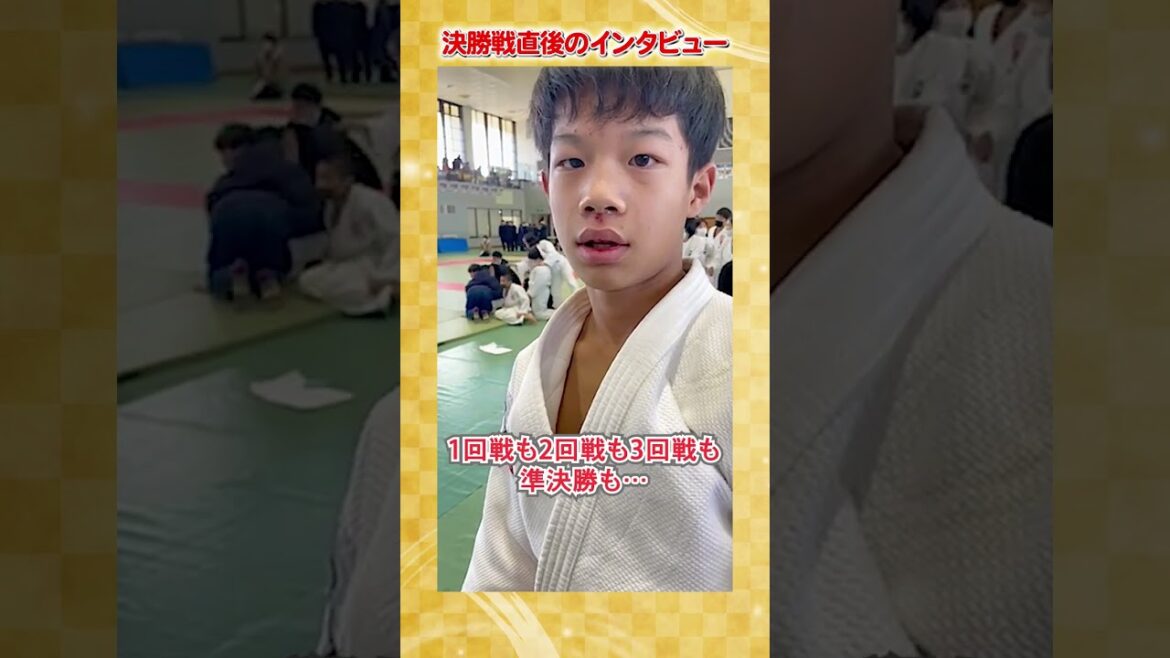 [Impressed!]Interview with a beloved disciple immediately after winning the Judo Tournament[continued]