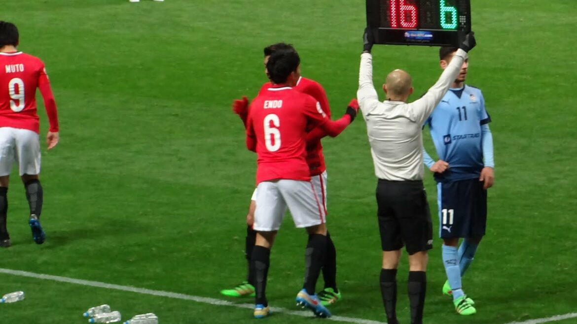 Wataru Endo's first entry-first shot Urawa Reds vs Sydney FC ACL2016