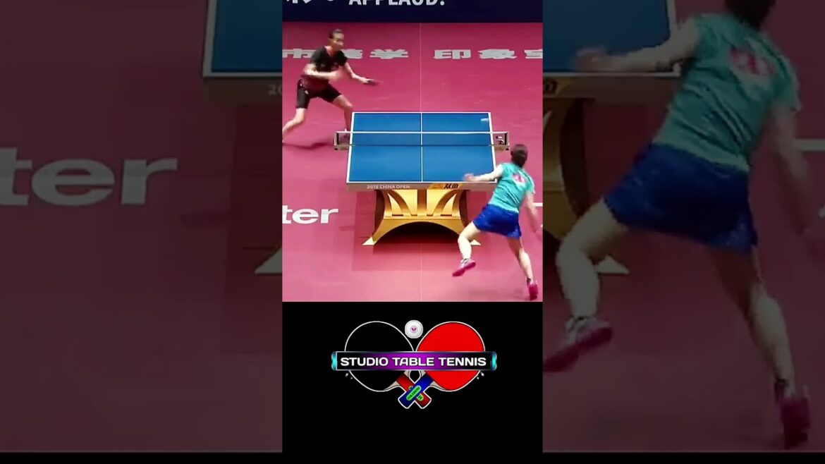 beautiful strong shot table tennis #shorts