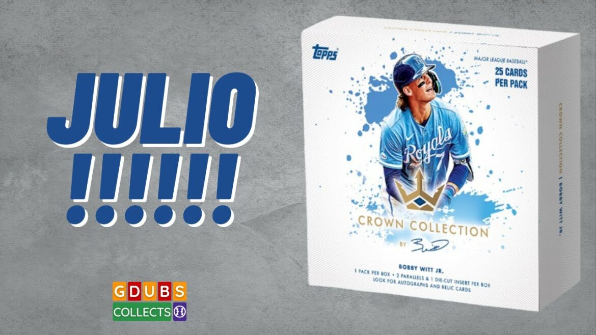JULIO PARALLEL - Topps X Bobby Witt Jr Crown Collection