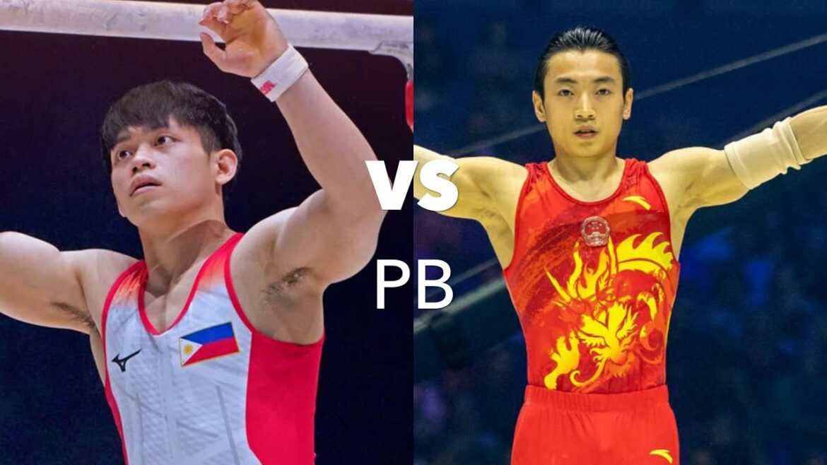 Carlos Yulo π΅π VS Xiu Jing Yuan π¨π³ | Parallel Bars Final | YULO TO BEAT IN WORLDS AND OLYMPICS Carlos Yulo π΅π VS Xiu Jing Yuan π¨π³ | Parallel Bars Final | YULO TO BEAT IN WORLDS AND OLYMPICS