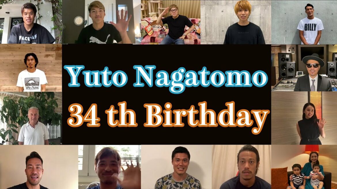 [Surprise delivery to Yuto Nagatomo]Yuto Nagatomo 34th Birthday