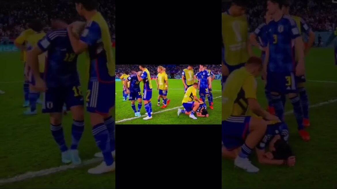 Japan Minamino can't lift his head up after beaten by Croatia PK miss