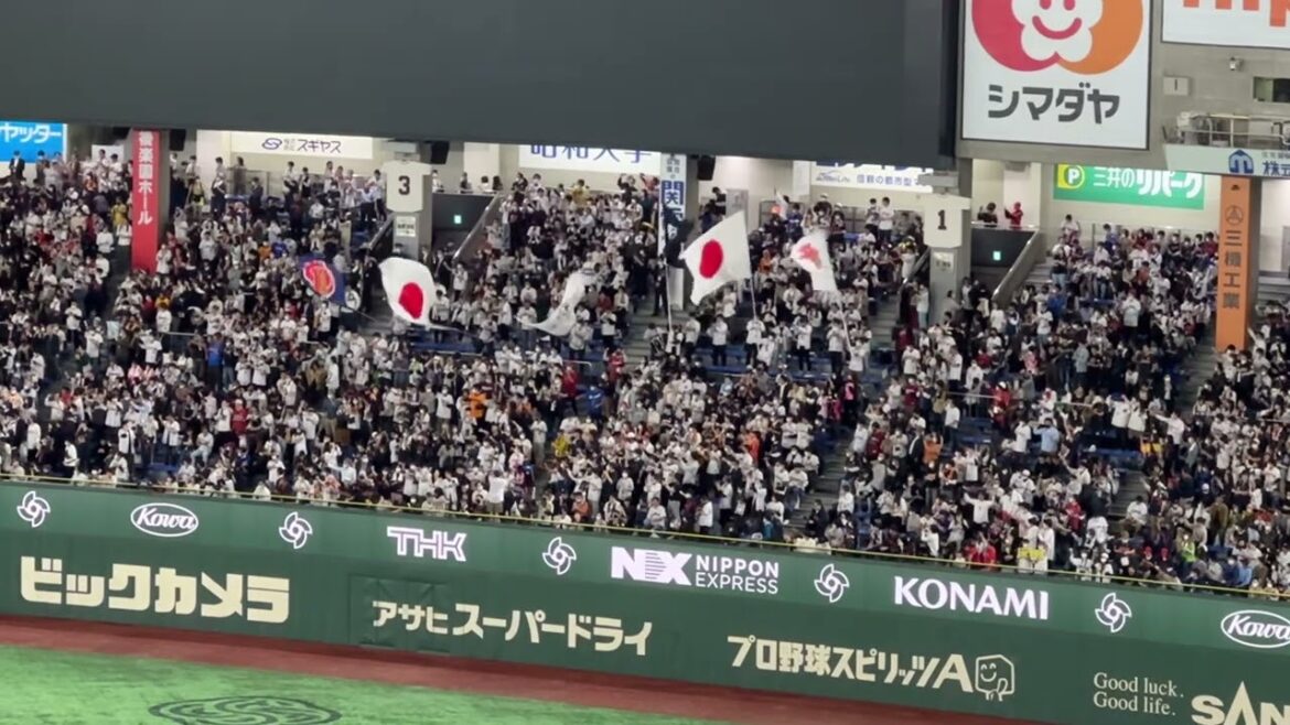 Pre-match starting lineup cheering song medley[WBC quarterfinals]Japan vs Italy