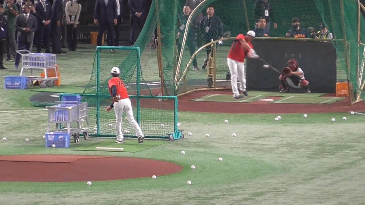 Shohei Otani's batting practice[all batting]