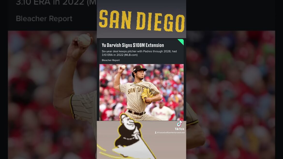 Yu Darvish & the San Diego Padres Agree to 6-Year, $108M Contract Extension