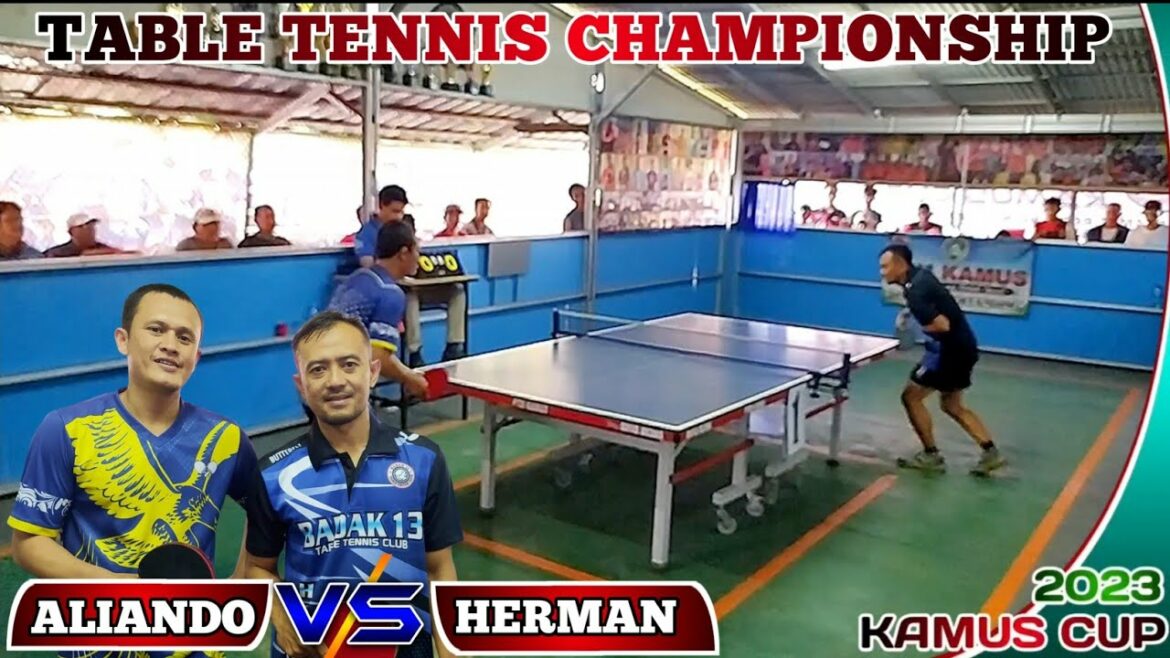 Aliando VS Herman BADAK 13 KAMUS Cup Table Tennis Championships 2023