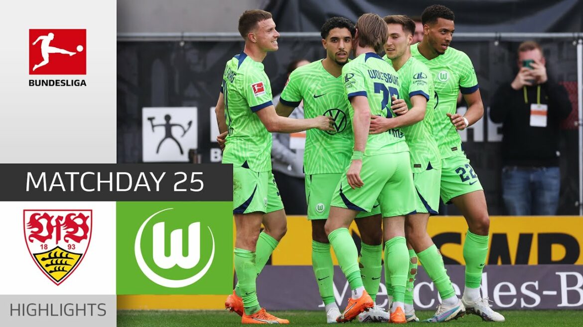 VfB Stuttgart – VfL Wolfsburg 0-1 | Highlights | Matchday 25 – Bundesliga 2022/23 VfB Stuttgart - VfL Wolfsburg 0-1 | Highlights | Matchday 25 – Bundesliga 2022/23
