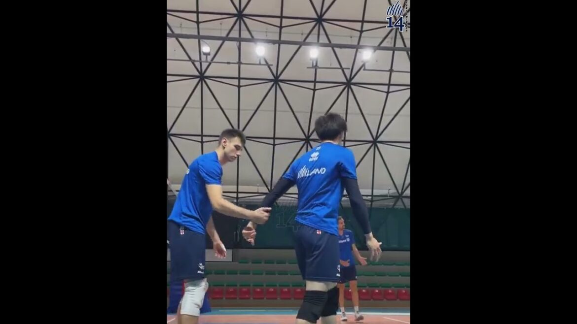Powervolley Milano Practice 20 Oct 2022 | Highlight: Yuki's Foot Save Foot Defense