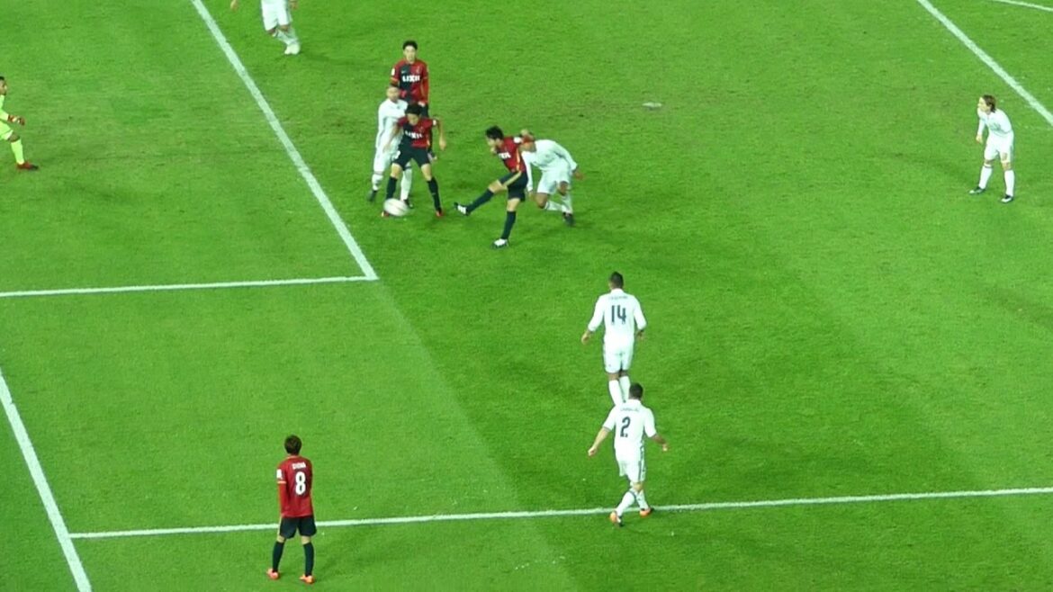 CWC2016 M8 Real Madrid x Kashima Antlers ~ Gaku Shibasaki equalizes the score in the 44th minute of the first half ~ CWC2016 M8 Real Madrid x Kashima Antlers ~ Gaku Shibasaki equalizes the score in the 44th minute of the first half ~