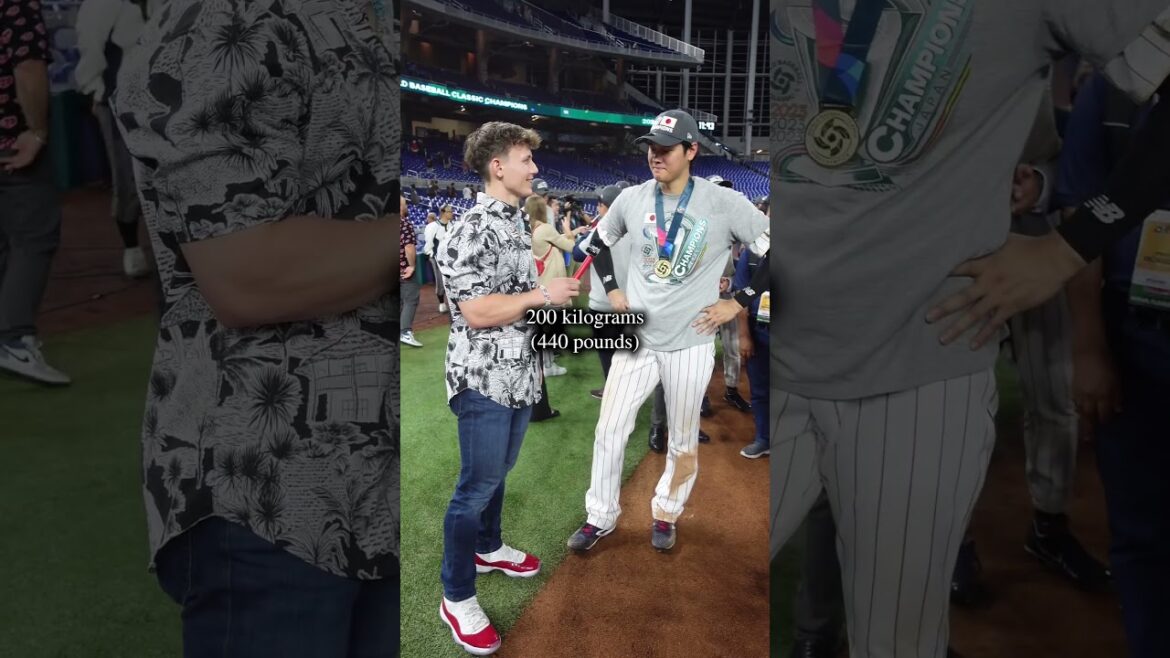 Shohei Ohtani’s MAX SQUAT!? ⚾️🔥🦾 #shorts