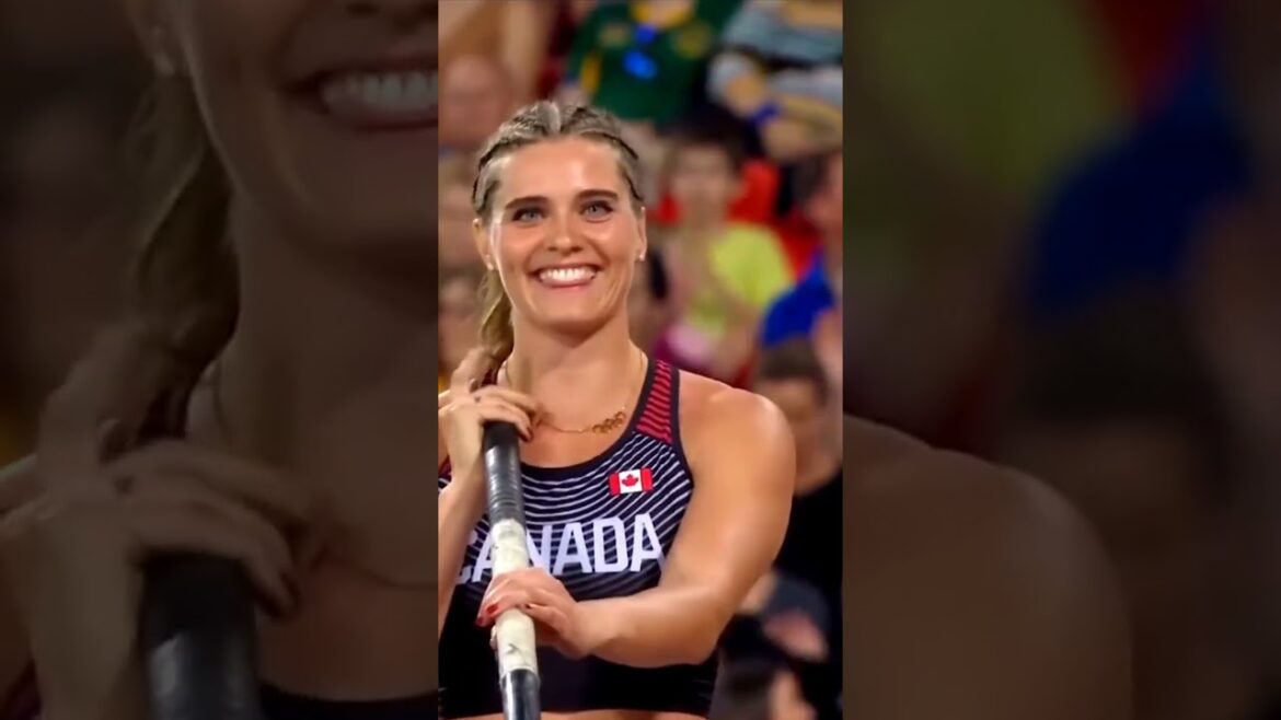 😱🔥Most Beautiful Alysha Newman Women😱Pole Vault #athletic #olympic #adventure #shorts #viral