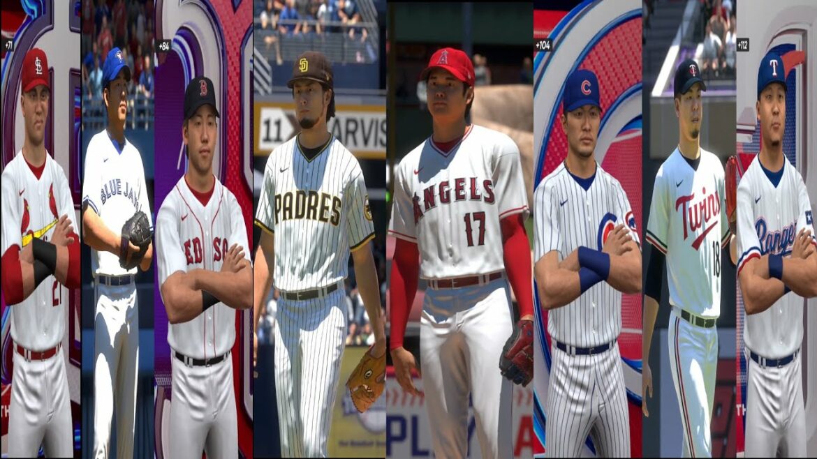 [MLB The Show 23]Japanese Major Leaguers Shohei Otani Yu Darvish Masanao Yoshida Seiya Suzuki Yusei Kikuchi Kenta Maeda Nutvar Yoshitomo Tsutsugo[MLB]