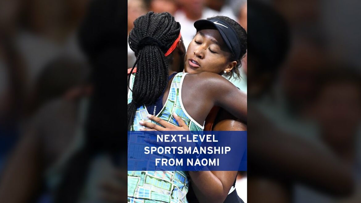 Naomi Osaka comforts Coco Gauff! 🥲 Naomi Osaka comforts Coco Gauff! 🥲