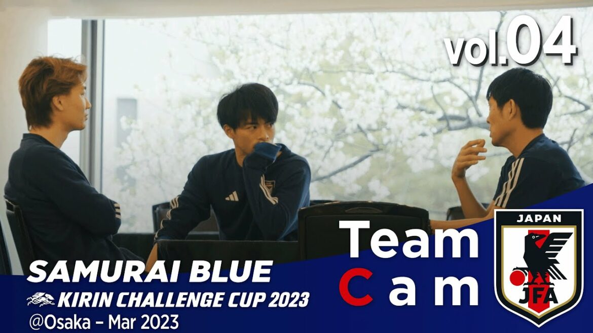 Team Cam vol.4|Deepen understanding of new tactics and improve the team’s perfection|KIRIN CHALLENGE CUP 2023@Osaka – Mar 2023 Team Cam vol.4|Deepen understanding of new tactics and improve the team's perfection|KIRIN CHALLENGE CUP 2023@Osaka – Mar 2023
