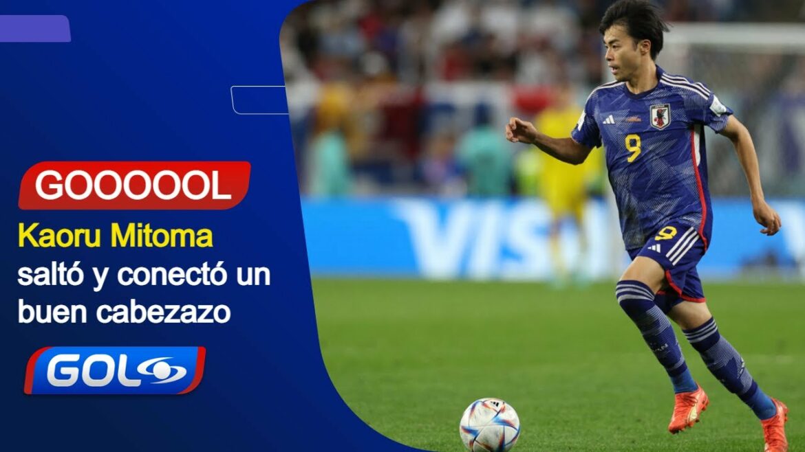 Goal by Kaoru Mitoma with Japan vs Colombia - FIFA date preparatory match