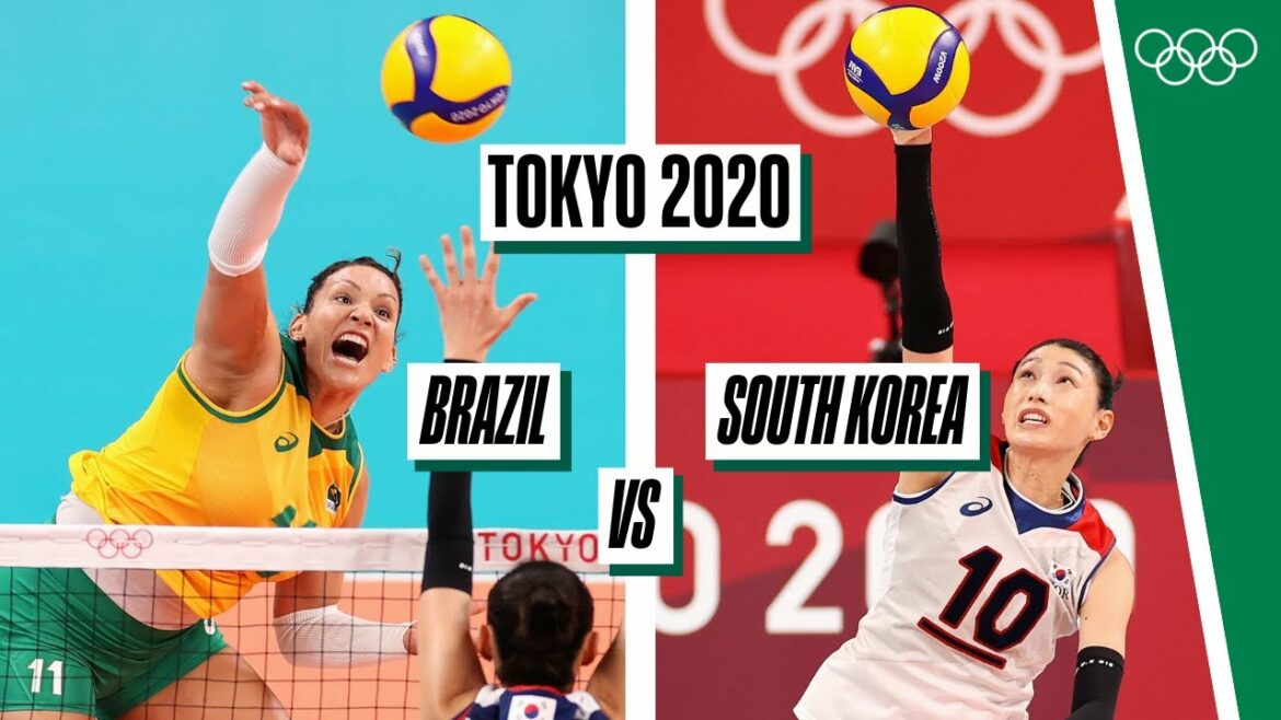 🇧🇷 🆚 🇰🇷 - Full Women's Volleyball Semifinal at Tokyo 2020 🏐