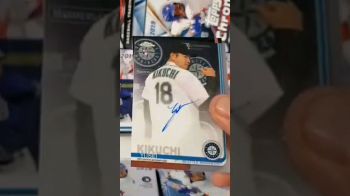 Yusei Kikuchi Topps Chrome Rc Auto!