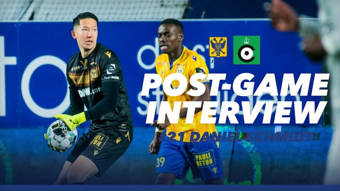 [Sint-Truiden]GK Schmidt Daniel post-match interview (Section 23 against Circle Brugge)