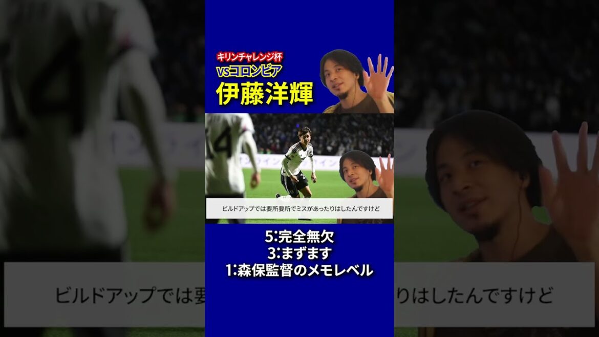 [Japan National Team Scoring]Japan vs Colombia Scoring Hiroki Ito Edited[Hiroyuki and Japan National Team Consideration]#Shorts