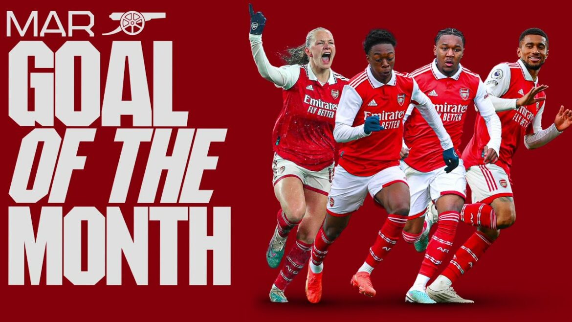 GOAL OF THE MONTH |  Foord, Nelson, Odegaard, Maanum, Benjamin, Saka and more!