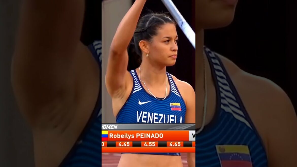 😱🔥Robeilys Peinado pole vault women😱#athletic #olympic #adventure #shorts #viral