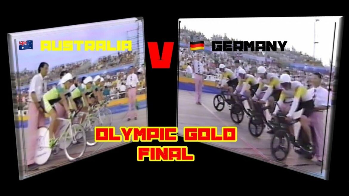 1992 Olympic 4km Team Pursuit Final Australia vs Germany Barcelona Olympic Games