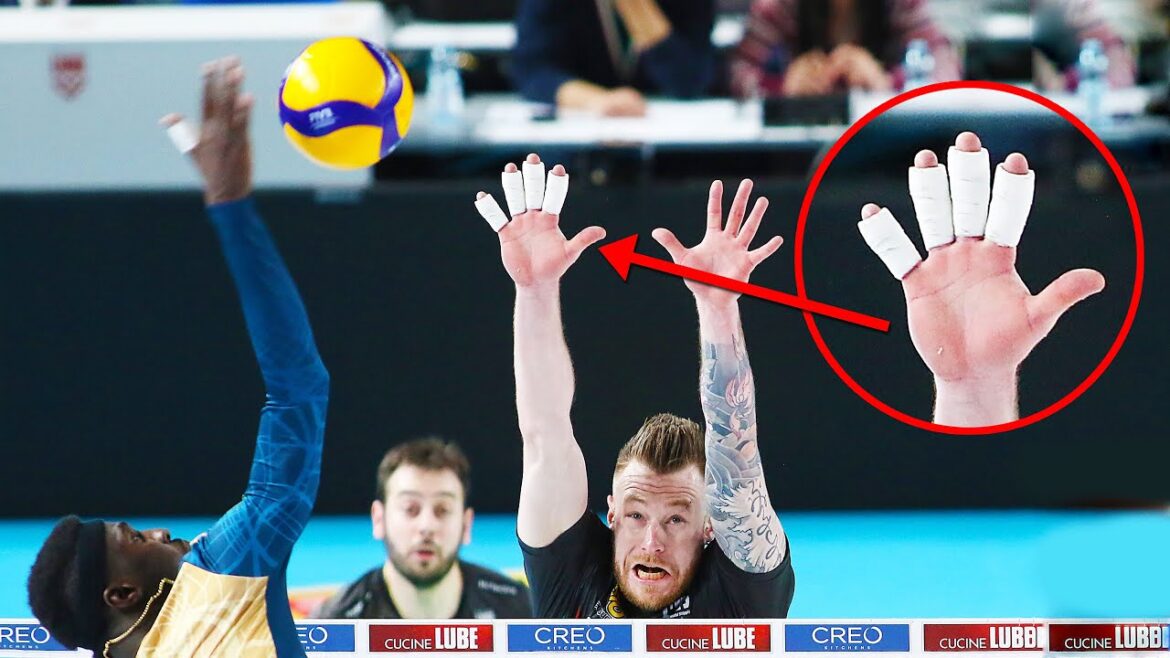 The Most Powerful Volleyball Blocks by Ivan Zaytsev