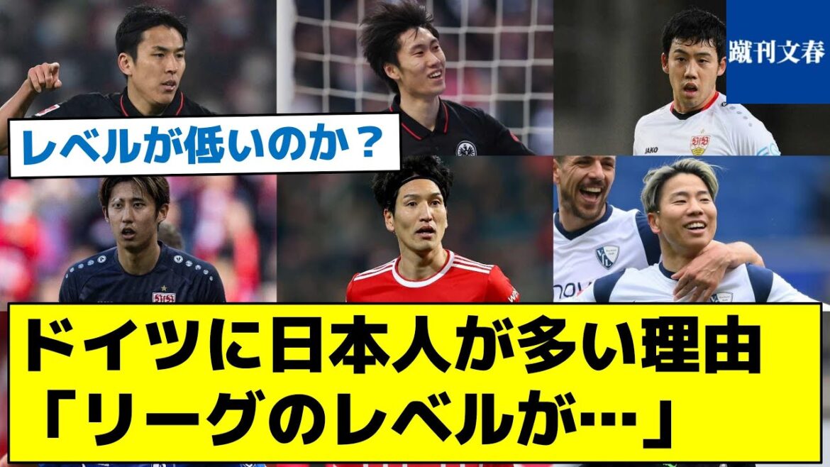 [There was a reason peculiar to Japanese people]The reason why there are many Japanese in Germany "The level of the league..."