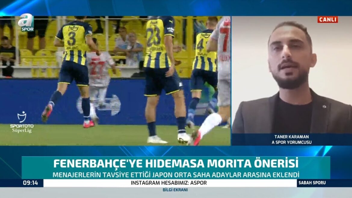 Hidemasa Morita Suggestion to Fenerbahçe! Taner Karaman Commented on the Football Player Hidemasa Morita Suggestion to Fenerbahçe! Taner Karaman Commented on the Football Player