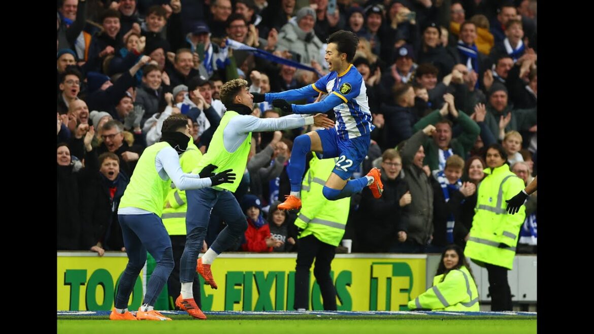 FA Cup: Mitoma's ANTHOLOGY goal against Liverpool!