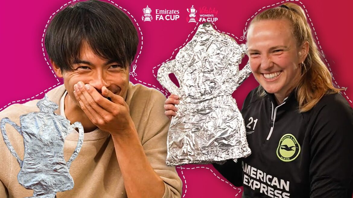 Kaoru Mitoma & Zoe Morse Take On The Tin Foil FA Cup Challenge πβοΈ | Emirates FA Cup Kaoru Mitoma & Zoe Morse Take On The Tin Foil FA Cup Challenge πβοΈ | Emirates FA Cup