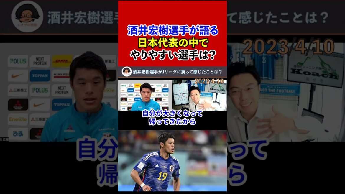 [Leoza][Interview]Which player is Hiroki Sakai most comfortable in the Japanese national team?[Clipping]