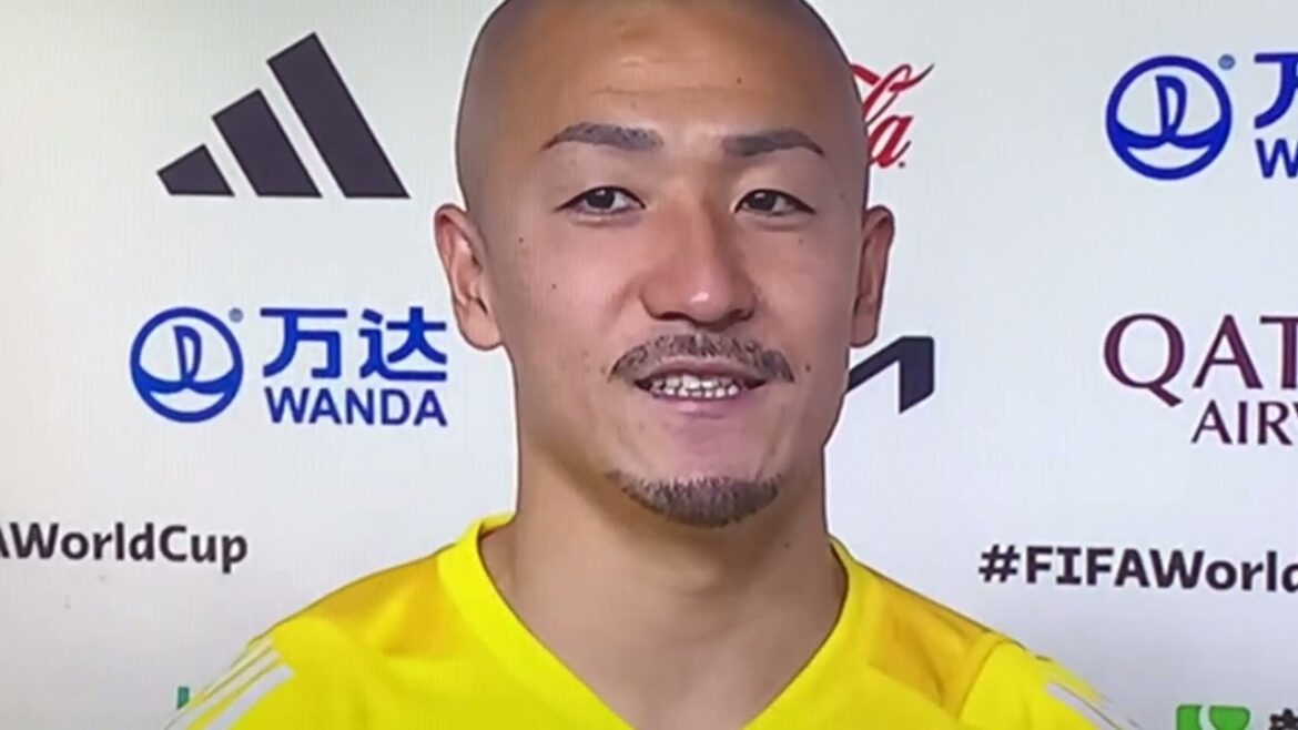 Daizen Maeda You had a great match Post-match interview 2022/11/23 Japan National Team against Germany Daizen Maeda Daizen Maeda You had a great match Post-match interview 2022/11/23 Japan National Team against Germany Daizen Maeda